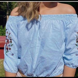 Off shoulder top
